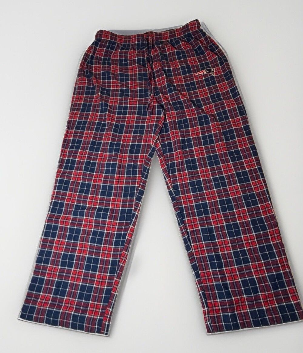 NEW Patriots Plaid Lounge Pajama Pants Men’s XL NFL Team Apparel